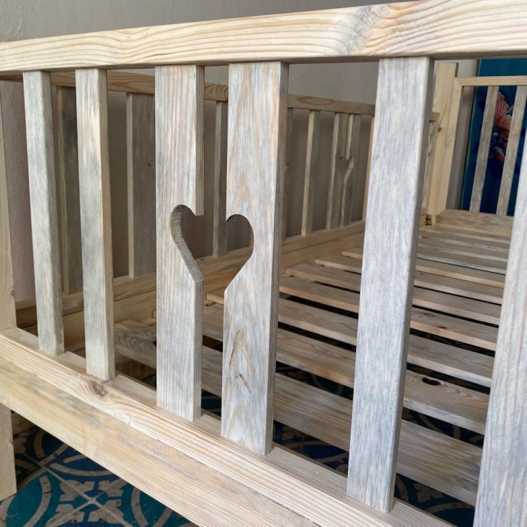 Coeur masif ahşap montessori çocuk yatağı Hamira l Masif